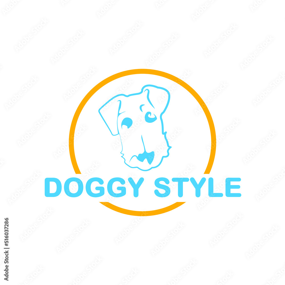 Illustration Vector Graphic of dog Logo design