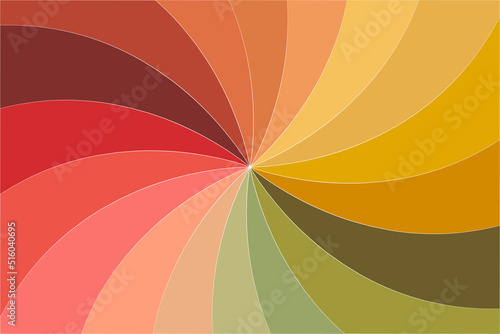 Trendy abstract decorative background in autumn colors. Vector illustration