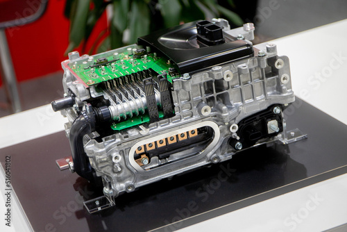 Cut model of Inverter for EV powertrain E-Motor photo