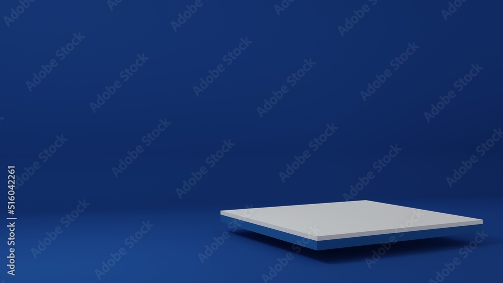 Product Stand in blue room ,Studio Scene For Product ,minimal design,3D rendering
Product Stand in blue room ,Studio Scene For Product ,minimal design,3D rendering