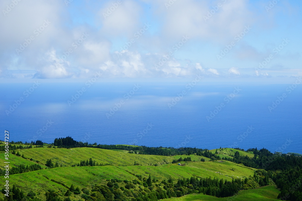 Atlantic ocean view from Sao Miguel, Azores islands, Portugal Atlantic ocean view from Sao Miguel, Azores islands, Portugal