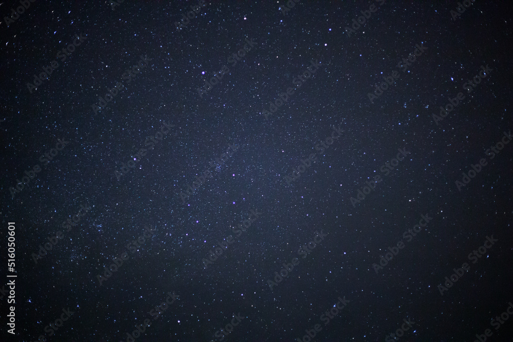 milky way galaxy and space dust in the universe, Long exposure photograph, with grain.