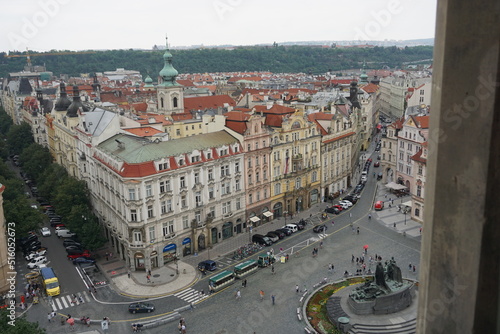 Photography Buildings surrounding the Old Town Square in Prague