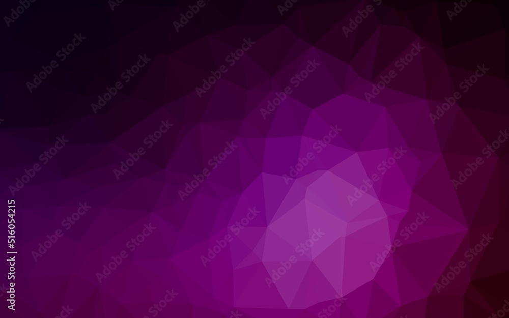 Dark Purple vector triangle mosaic texture. Dark Purple vector triangle mosaic texture.