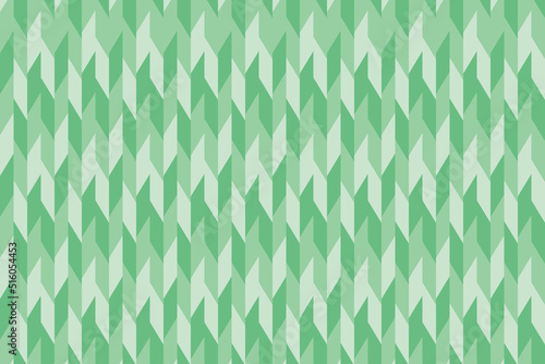 Green background with irregular geometric patterns