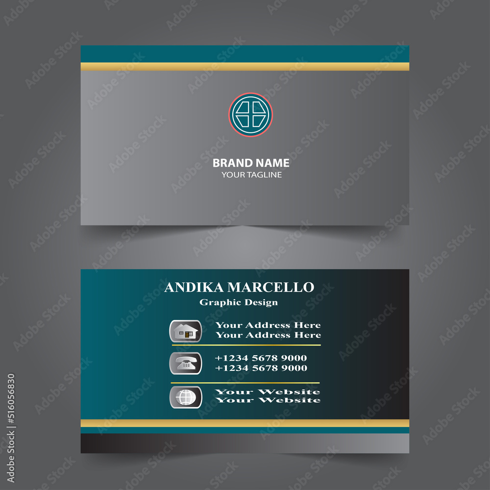 Modern Business Card design template Modern Business Card design template