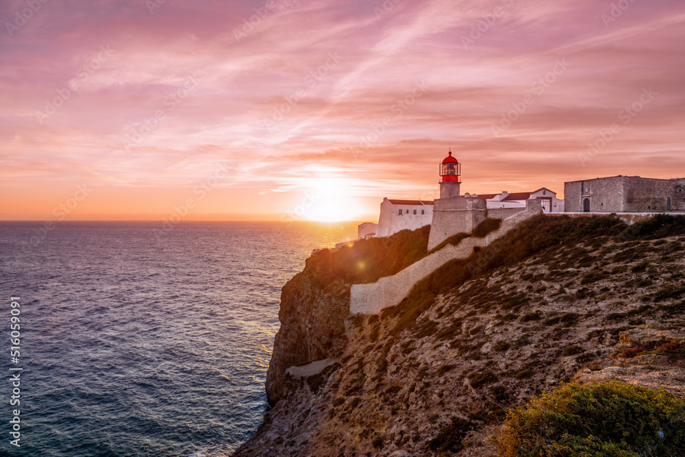 Lighthouse at Cabo de São Vicente, Portugal