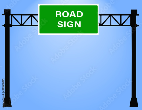 Vector Signage - Over Hang ROAD SIGN