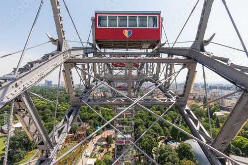 Prater ferris wheel in Vienna  Austria