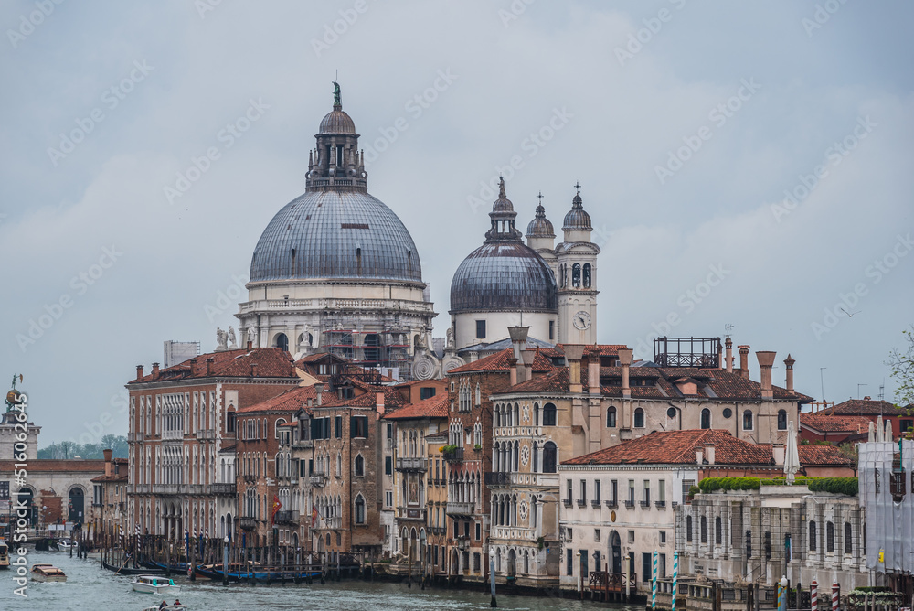 Panorama of Venice at Canal Grande, Veneto, Italy, Europe, World Heritage Site