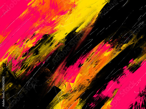 Abstract colorful painting background..