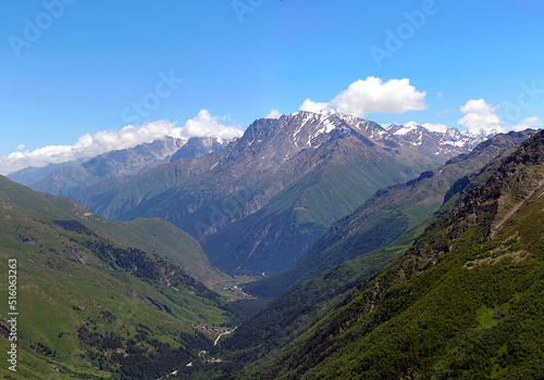 mountain scenery in the Caucasus