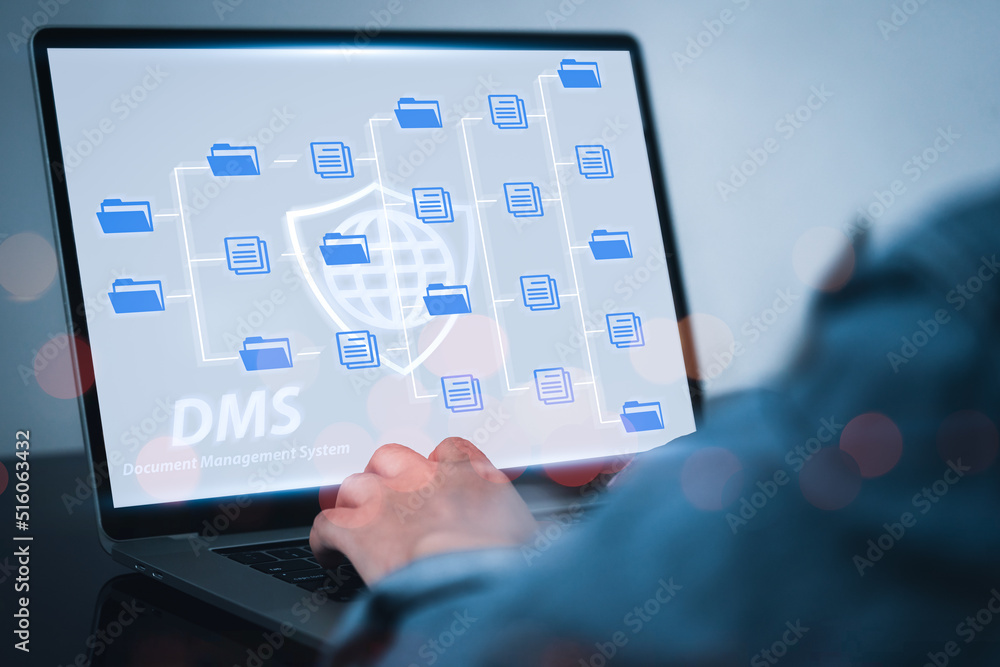 Document management system concept, business man holding folder and document icon software, searching and managing files online document database, for efficient archiving and company data.
Document management system concept, business man holding folder and document icon software, searching and managing files online document database, for efficient archiving and company data.