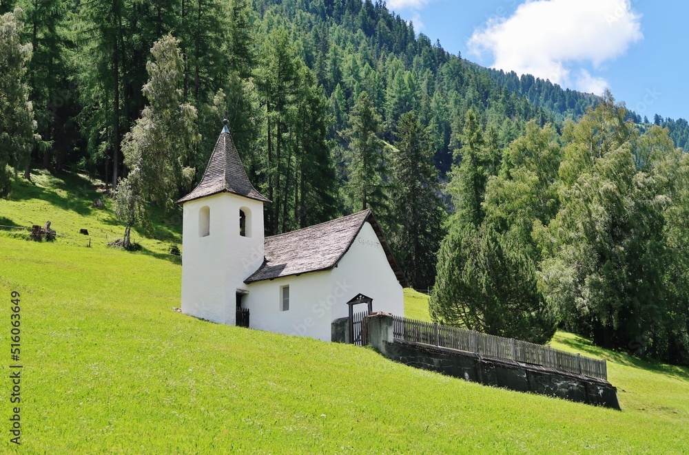 Reformierte Kirche Jenisberg, Graubünden, Schweiz