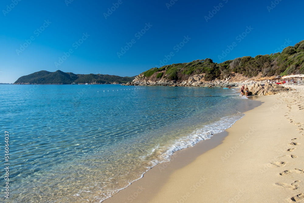 Cala Monte Turno, Sardinia, in a summer day