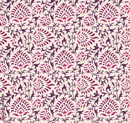 Colorful paisley floral pattern, textile , Rajasthan, royal India	