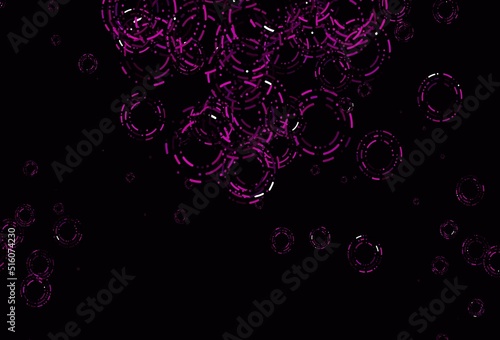 Light Purple vector cover with spots.