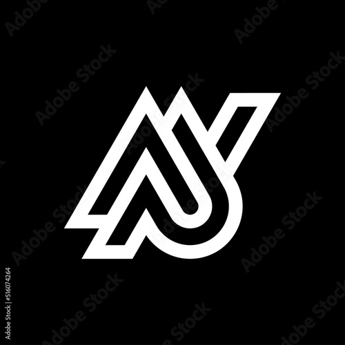 Letter NP monogram logo design