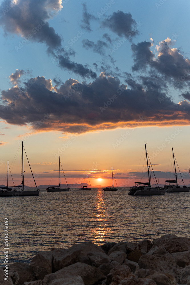 Sivota Thesprotia Greece Sunset Sivota Thesprotia Greece Sunset
