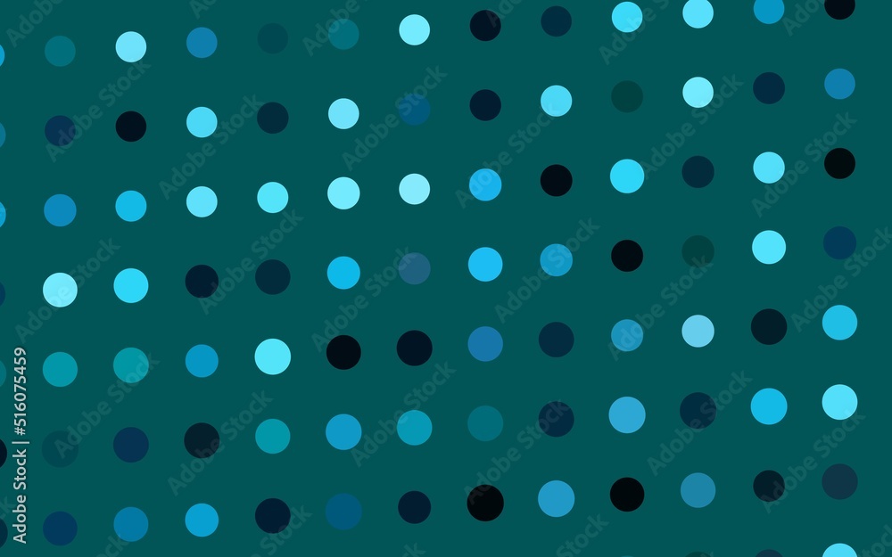 Dark Blue, Green vector texture with disks. Dark Blue, Green vector texture with disks.
