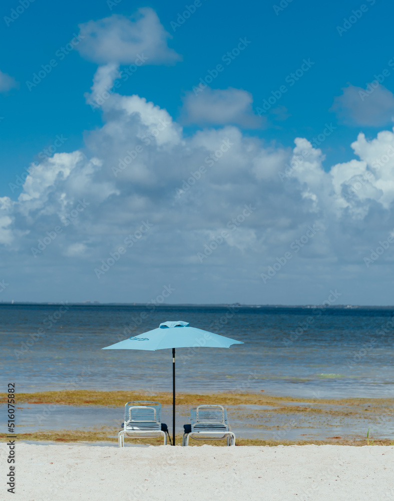 beach with umbrella tropical vacation summer beach with umbrella tropical vacation summer