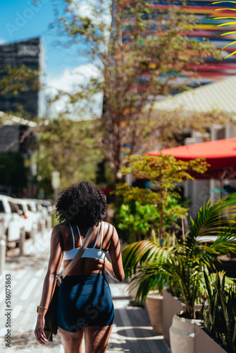 person in the street black woman  © Alberto GV PHOTOGRAP