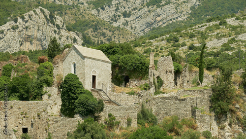 Old stone village somewhere deep in the mountains