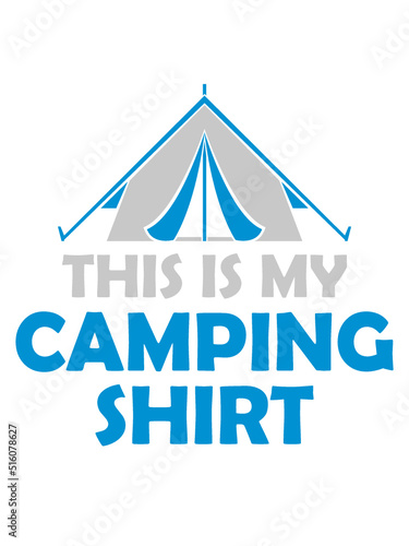 Camping Shirt Wildnis übernachten 