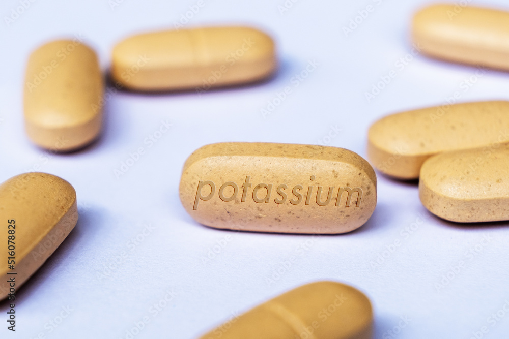 Potassium chloride salt pill used to treat and prevent low blood potassium due to vommiting diarrhea or certain medications Potassium chloride salt pill used to treat and prevent low blood potassium due to vommiting diarrhea or certain medications
