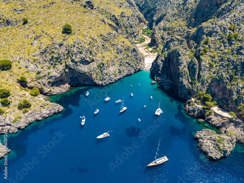 Cuadro en lienzo Sa Calobra, Mallorca, Spain