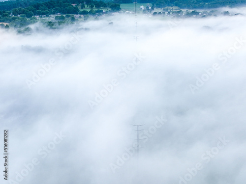 Fog Covering the Landscape