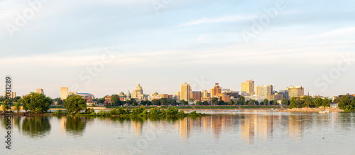 Harrisburg Capital and Susquehanna River photo