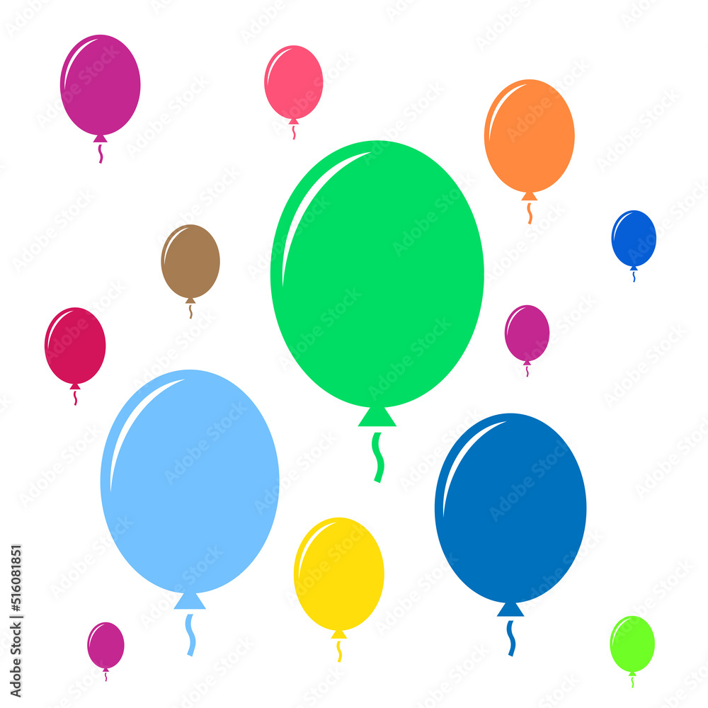 Celebration balloon green silhouette icon clipart. jpeg image illustration balloon clipart illustration or clipart

