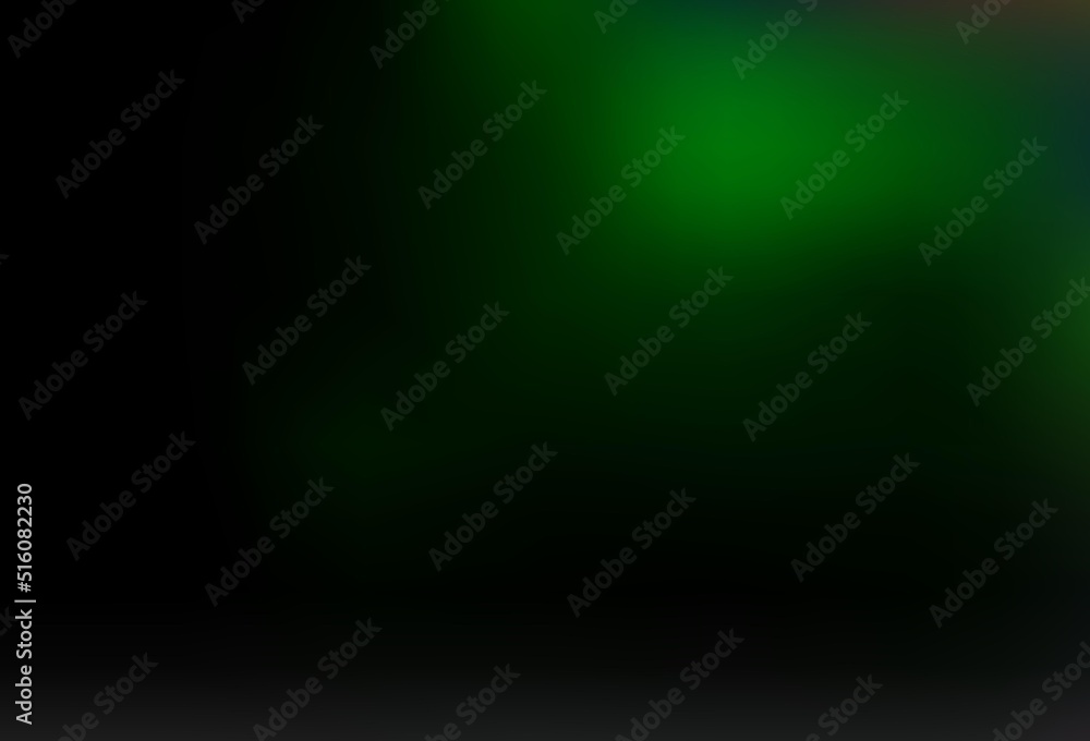 Fototapeta premium Dark Black vector blurred bright pattern.