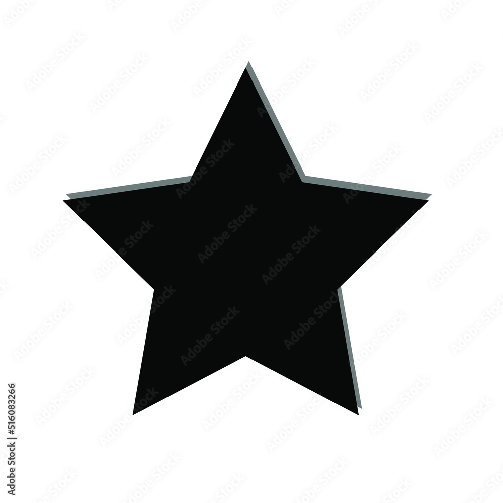 star isolated on white star isolated on white