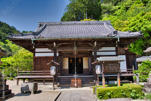 The Shakado hall of Yoshimine-dera temple.  Kyoto Japan 