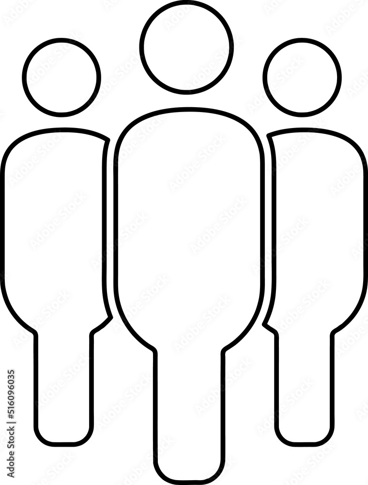 People Icon vector illustration on white background..eps People Icon vector illustration on white background..eps