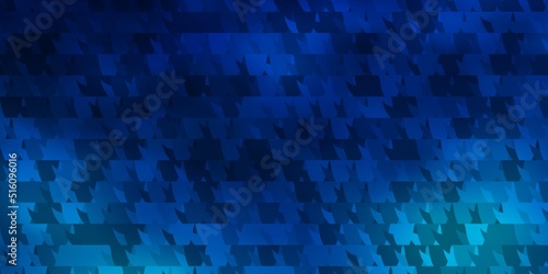 Dark BLUE vector layout with lines, triangles. © Guskova