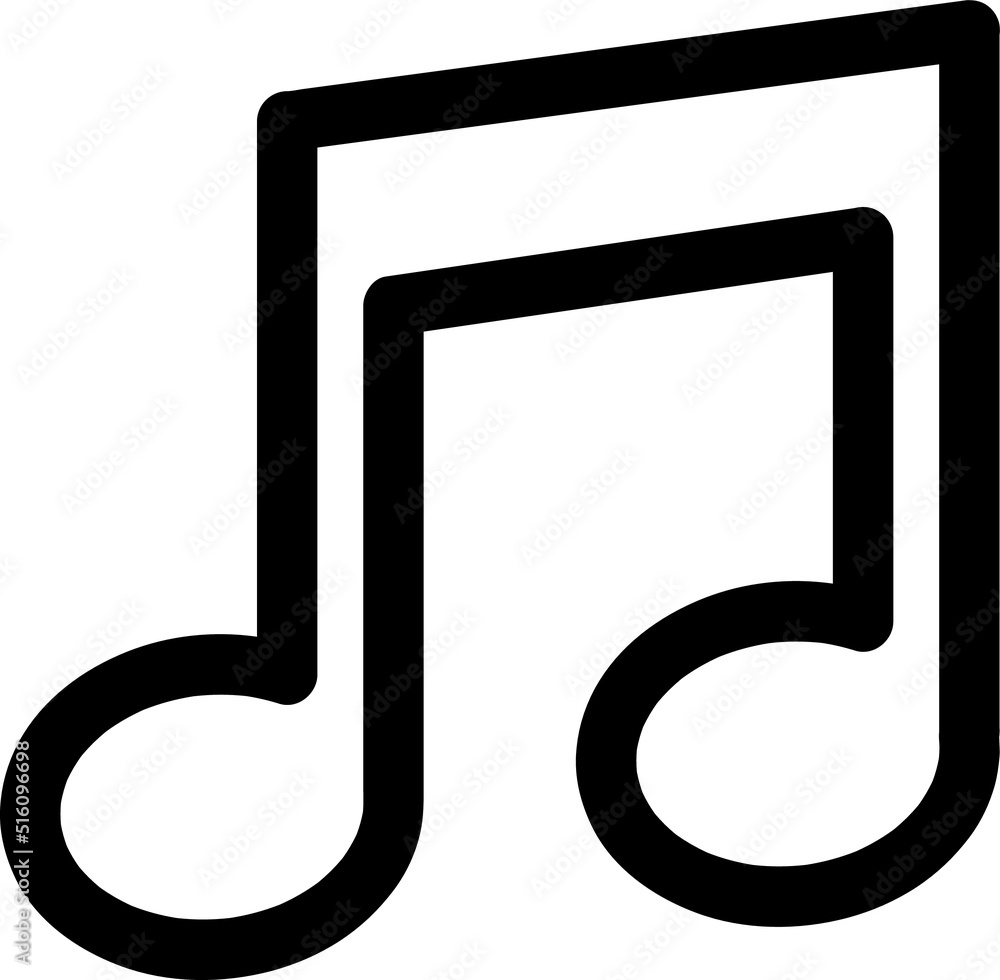 music icon illustration on white background.eps music icon illustration on white background.eps
