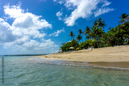 Fototapeta Naklejka Na Ścianę i Meble -  Puerto Plata - Dominican Republic, Beautiful Tropical Beach - July, 2022