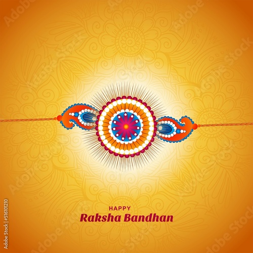 Raksha bandhan festival greeting card celebration background
