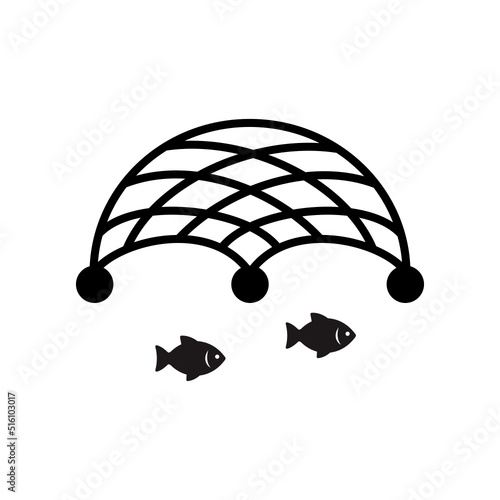 fishing net vector icon