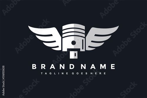 wing piston logo