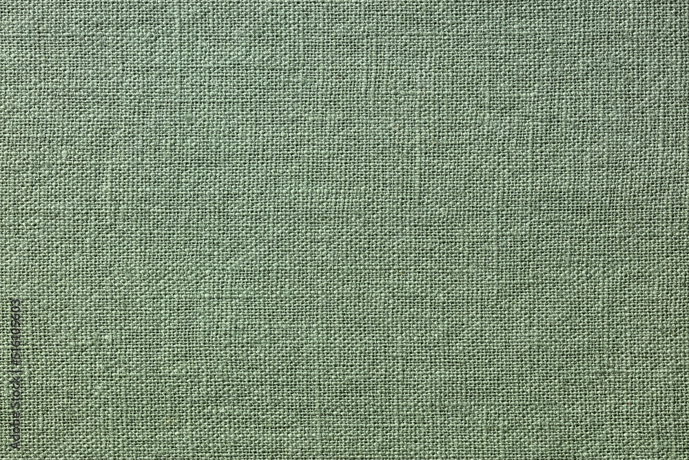 green linen fabric texture background. high resolution textured pattern