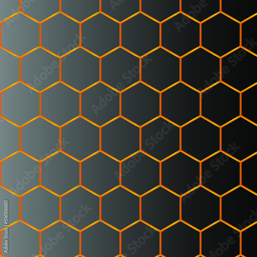 seamless pattern with honeycomb