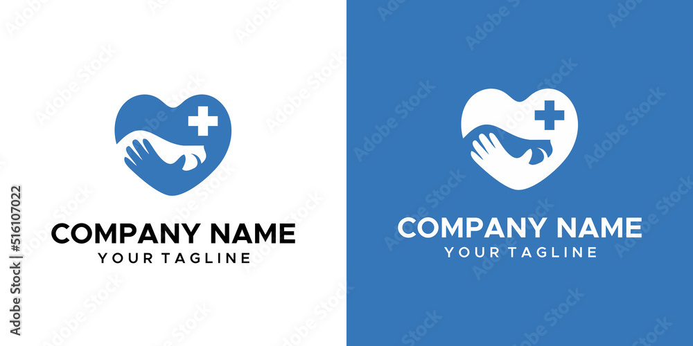 a graphic image of a pet health service themed, on a blue and white background. vector graphics base. a graphic image of a pet health service themed, on a blue and white background. vector graphics base.