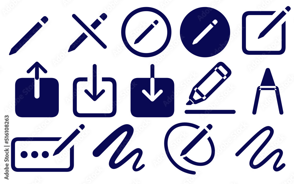 Obraz premium set of icons