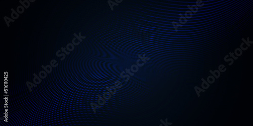 Abstract science or technology background. Graphic design. Network illustration with particle. 3D grid surface