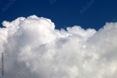 Blue sky white clouds.Clean weather that is very high quality photo.