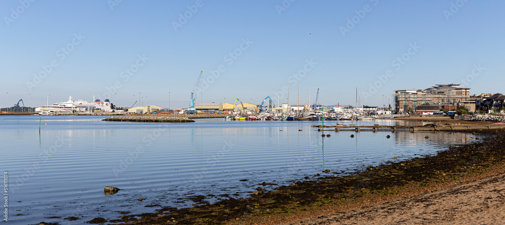 Panoramic View of the Poole Harbour Waterfront